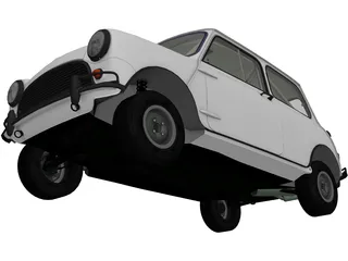 Austin Mini Cooper S (1965) 3D Model preview