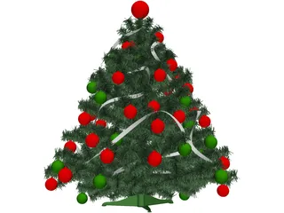Christmas Tree 3D Model preview
