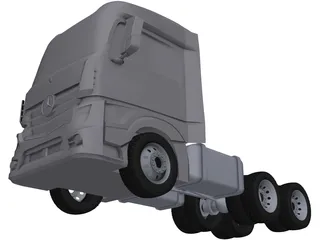 Mercedes-Benz Actros 3D Model preview