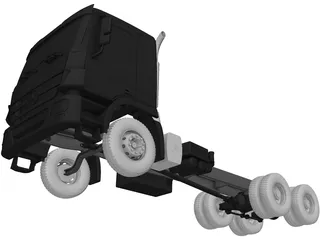 Mercedes-Benz Actros 3341 3D Model preview