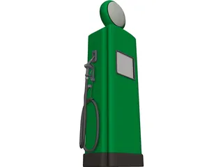 Gas Pump 3D Model preview