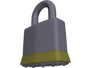 MasterLock 3D Model preview