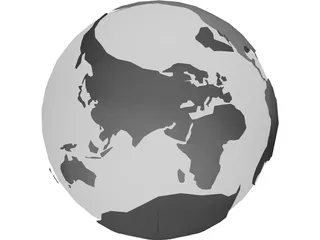 Earth 3D Model preview