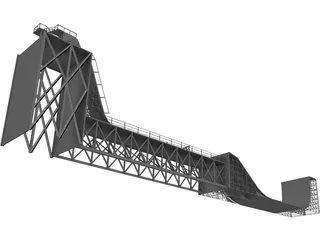 Mega Ramp 3D Model preview