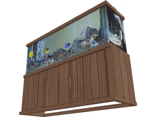 Aquarium 3D Model preview