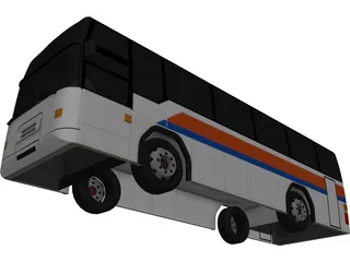 Volvo Bus [+Interior] 3D Model preview