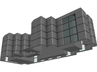 Office Building 3D Model preview