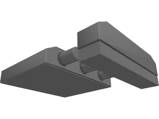 Key Lock for Doors 3D Model preview