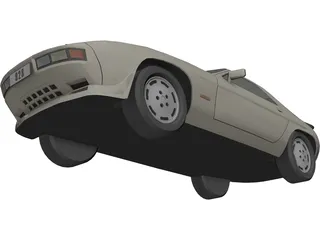 Porsche 928 S 3D Model preview