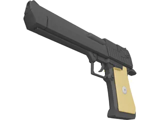 Desert Eagle 3D Model preview