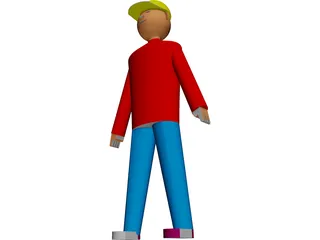 Working Man 3D Model preview