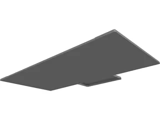 Desk Pad Set 3D Model preview