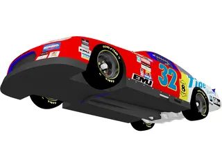 Nascar Stock Car 3D Model preview