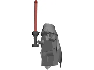 Lego Darth Vader 3D Model preview