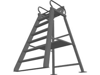 Tennis Chair 3D Model preview