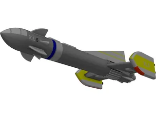 Fireball XL5 3D Model preview