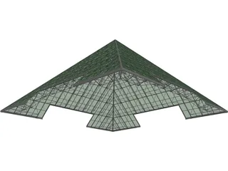 Building Pyramid 3D Model preview
