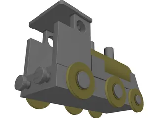 Locomotive 3D Model preview