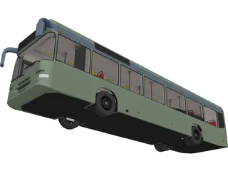 City Bus 3D Model preview