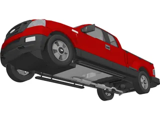 Ford F-150 Pickup 3D Model preview