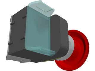 Stop Switch 3D Model preview