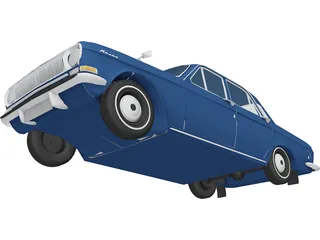 GAZ-24 Volga 3D Model preview