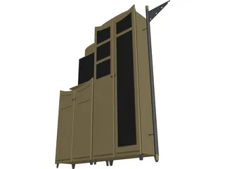 Wardrob 3D Model preview