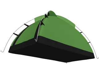 Tent 3D Model preview