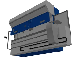 Folding Machine 3D Model preview
