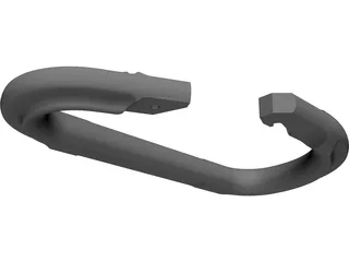 Safety Hook Manaraga 3D Model preview