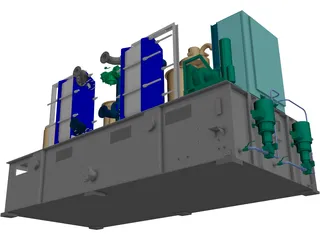 Oil Module 3D Model preview