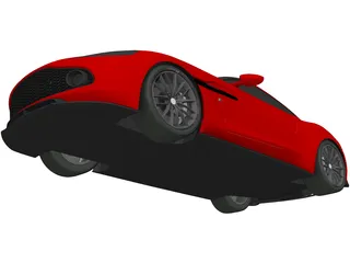 Aston Martin V12 Zagato 3D Model preview