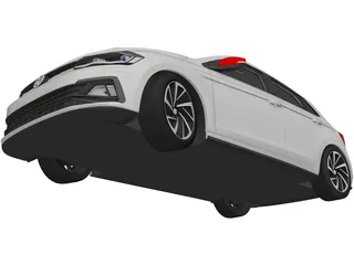 Volkswagen Polo (2018) 3D Model preview