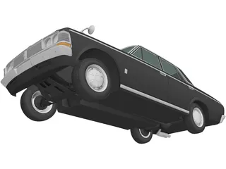 Toyota Crown (1967) 3D Model preview