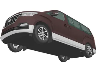 Hyundai Grand Starex (2018) 3D Model preview