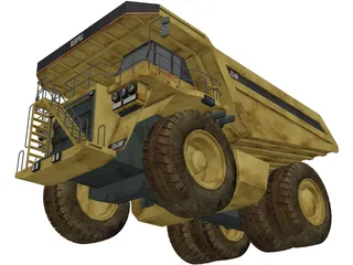 Caterpillar 257M 3D Model preview