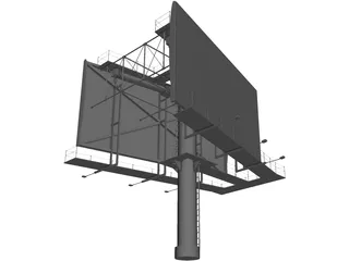 Billboard 3D Model preview