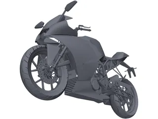 KTM RC 200 3D Model preview