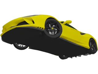 Ferrari F8 Tributo (2019) 3D Model preview