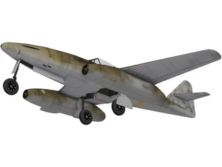 Messerschmitt ME-262 3D Model preview