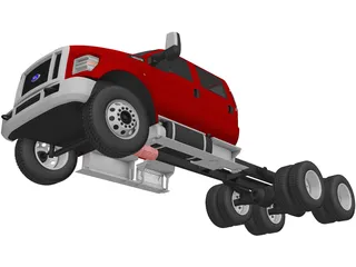 Ford F-650 Crew Cab 6x4 (2016) 3D Model preview