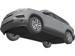 Honda Pilot (2016) 3D Model preview