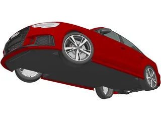 Audi RS3 Sedan (2017) 3D Model preview