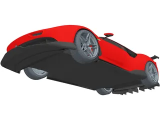 Ferrari P80C (2019) 3D Model preview