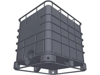 Water Tank 3D Model preview