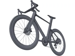 Road Bicycle 3D Model preview