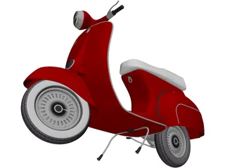 Piaggio Vespa (1962) 3D Model preview