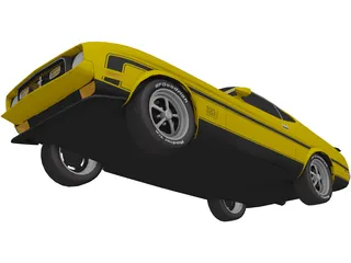Ford Mustang Mach 1 (1971) 3D Model preview