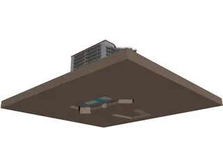 Luxury Building 3D Model preview