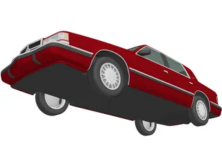 Dodge Dynasty (1992) 3D Model preview